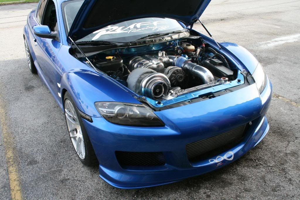 3 rotor RX8 engine bay progress
