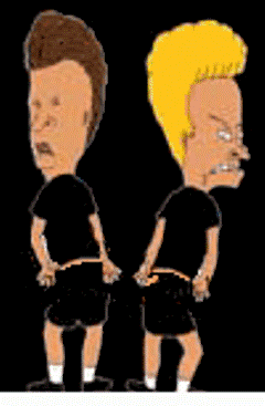 Beavis and Butthead Mooning Graphics, Wallpaper, & Images for Myspace