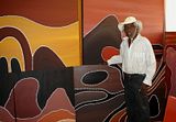With three paintings by his nephew, Mark Nodea and a diptych by Charlene