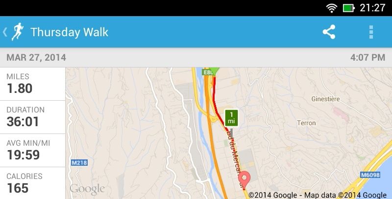 Second walk