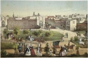 painting of black and white society in Pennsylvania
