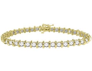 gold tennis bracelet