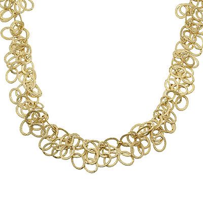 Gold Link Necklace. gold link necklace