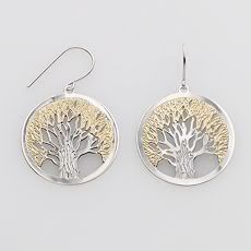 gold earrings