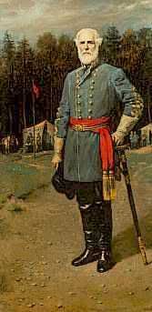 Confederate General painting