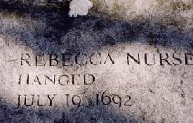 Salem witch gravestone