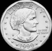 the Susan B. Anthony silver dollar