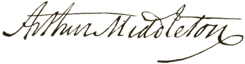 Patriot's signature