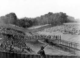 Confederate prison camp during the Civil War