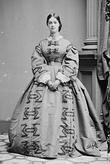 photograph of Kate Chase, daughter of Chief Justice of the Supreme Court Salmon Chase