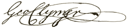 Patriot's signature