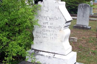 grave of general's wife