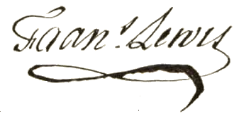 signature on declaration of independence