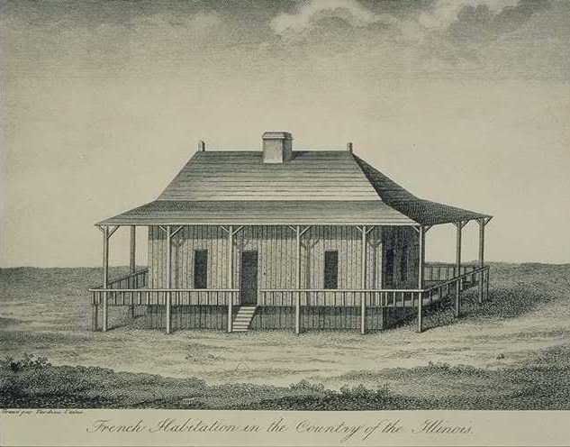 early Illinois house