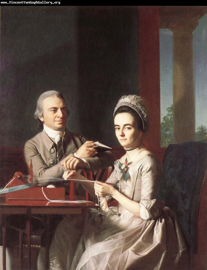 Copley portrait of Founding Father and wife, Thomas and Sarah Morris Mifflin