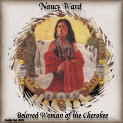 beloved female leader of the Cherokee