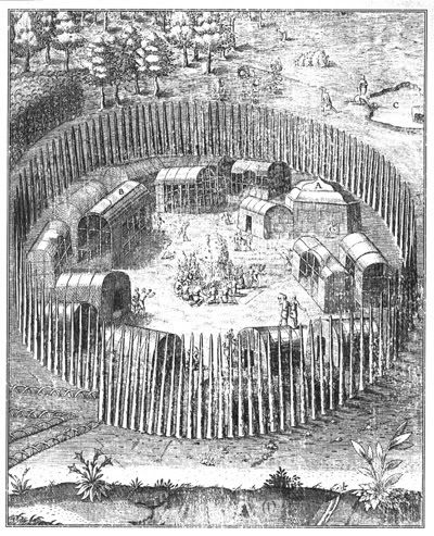 Native American village