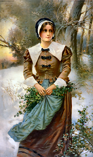 colonial Puritan woman