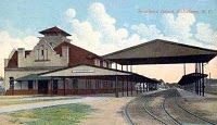 railroad depot in Salisbury, North Carolina