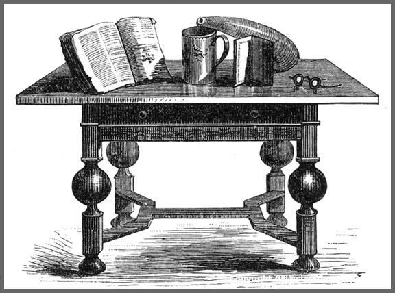 colonial writing desk