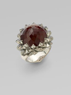 raspberry quartz ring