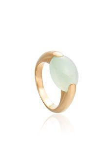 gold vermeil and gemstone ring
