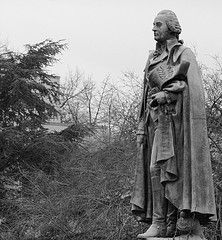 standing statue of Artemas Ward, member of the first United States Congress