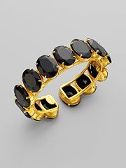 black onyx and gold bracelet