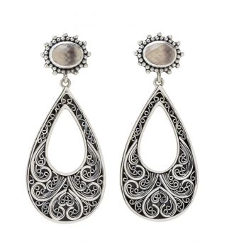 sterling silver filigree earrings