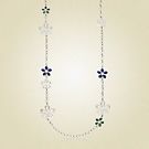 sterling silver and lapis necklace