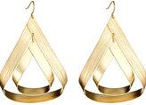 18K gold-plated hoop earrings