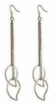 18K gold plated chain earrings