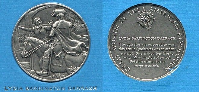 pacifist Quaker woman who helped the Patriots
