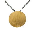 sterling silver and 18K yellow gold necklace