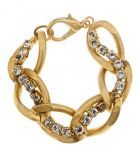 18K gold vermeil and Swarovski crystal bracelet