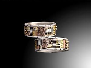 white and green gold diamond ring