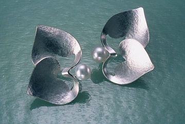 sterling silver post earrings