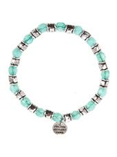 silver-plated turquoise bracelet