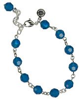 blue Swarovski crystal bracelet