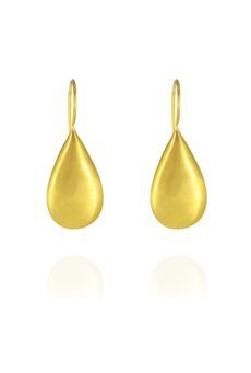 14K gold vermeil drop earrings on ear wires