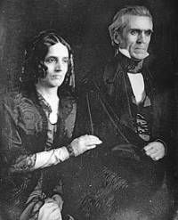 First Lady Sarah Polk and President James Polk