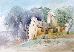 This mansion, on the grounds of the steel mill, was Rebecca Lukens' home for all her adult life