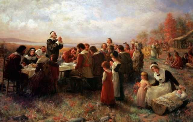 colonists enjoyed a feast