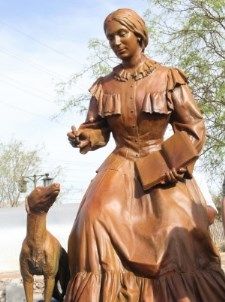 monument to Santa Fe Trail pioneer Susan Shelby Magoffin