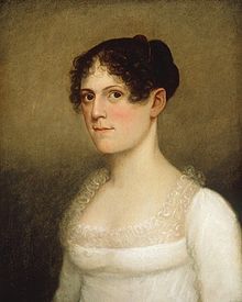 daughter of U.S. Vice President Aaron Burr and victim of a storm at sea