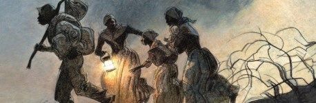 slaves escaping on the Underground Railroad