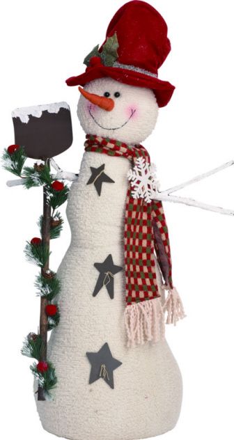 plush standing snowman