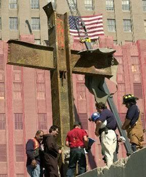 World Trade Center Iron Cross Pictures, Images and Photos