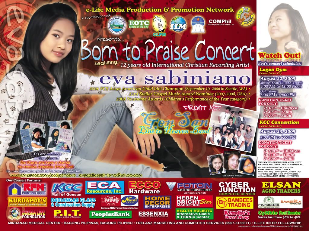 2009 Born to Praise Concert in Gen. Santos City, Phil.