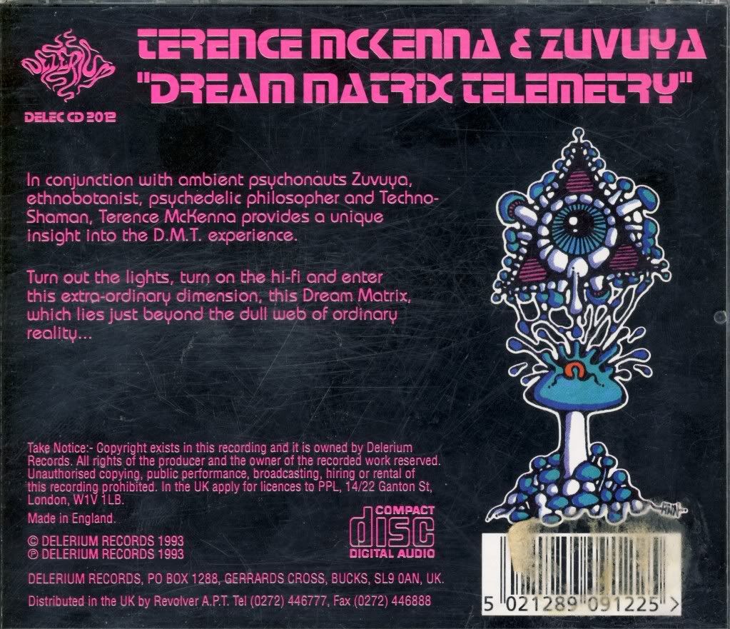 Terence McKenna & Zuvuya   Dream Matrix Telemetry [1CD   FLAC] preview 1